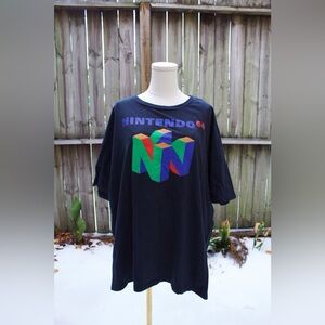 Nintendo 64 Black Graphic T-Shirt